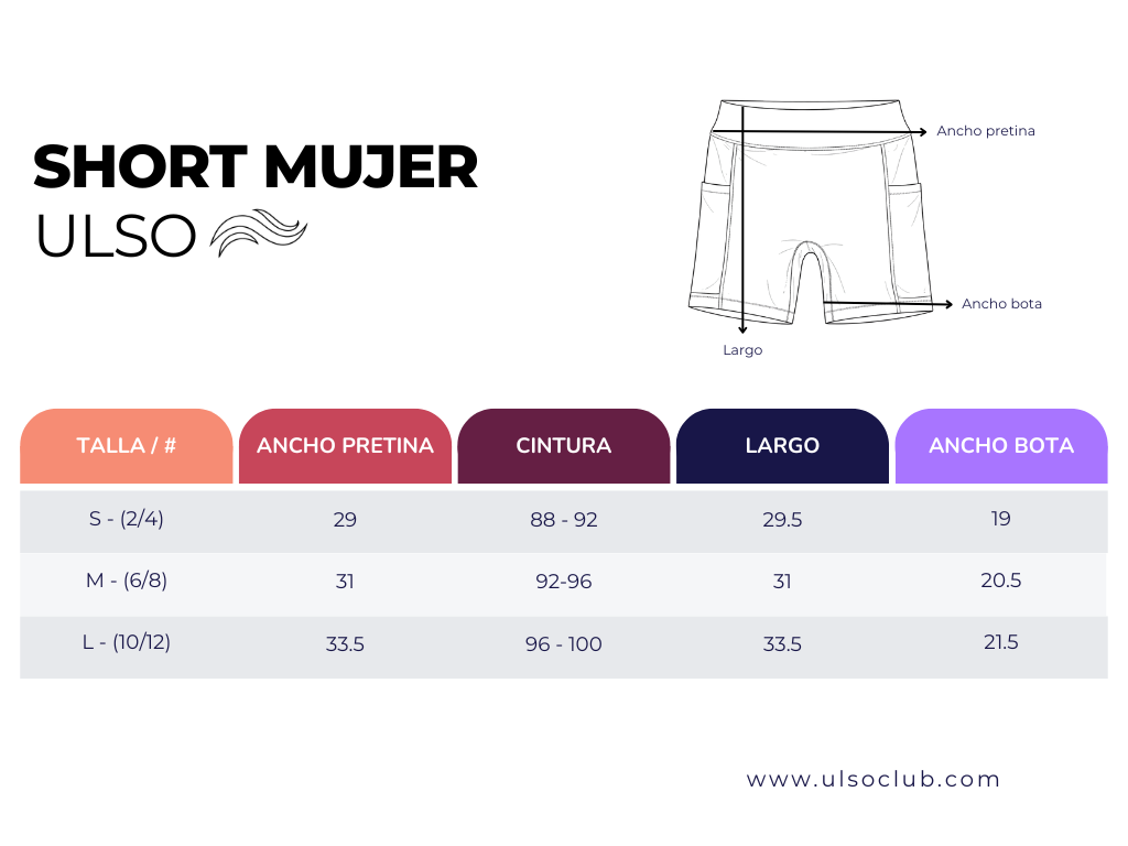 SHORT MUJER PERFORMANCE CAFE - 2 BOLSILLOS