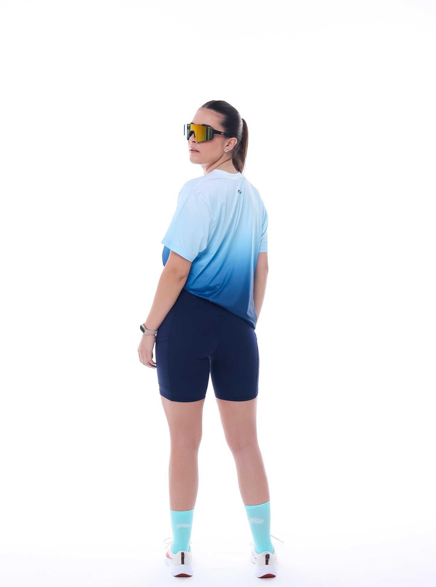 Women's Performance Lycra Blue - 2 pockets