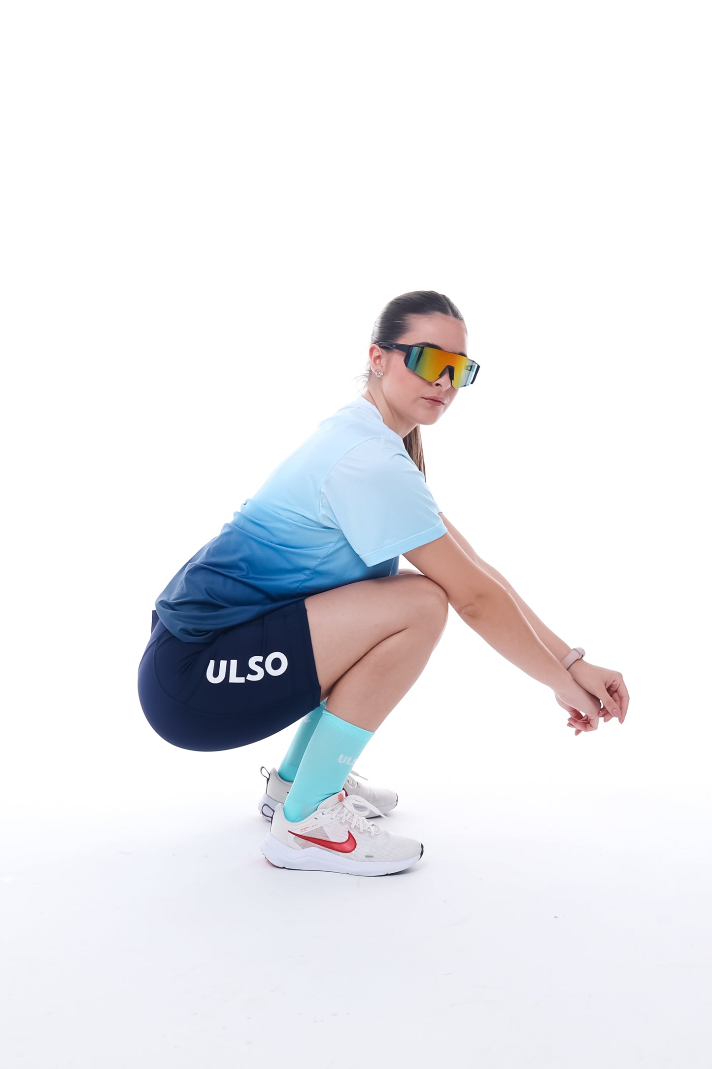 Women's Performance Lycra Blue - 2 pockets