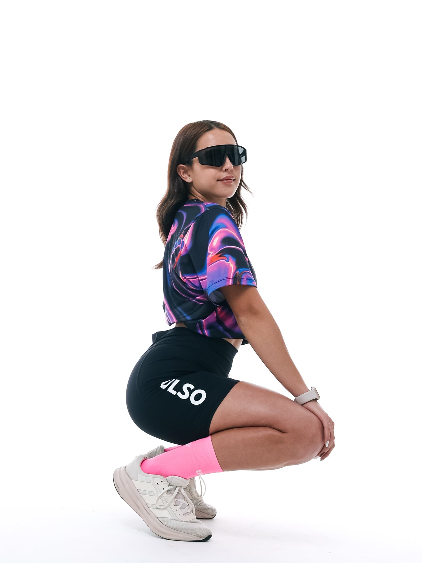 BLACK PERFORMANCE WOMEN'S LYCRA - 2 pockets