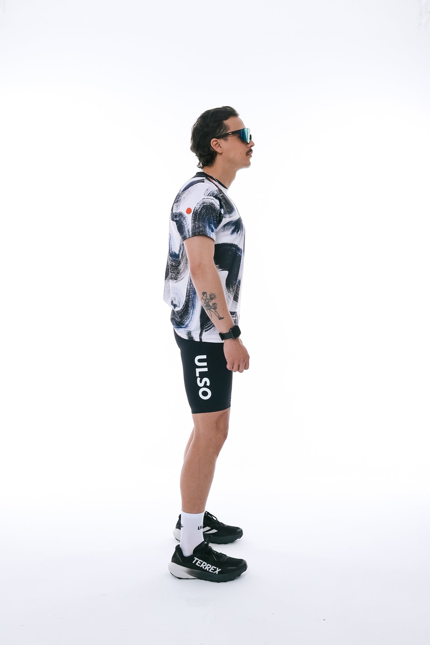 Men's Black Performance Lycra - 2 pockets