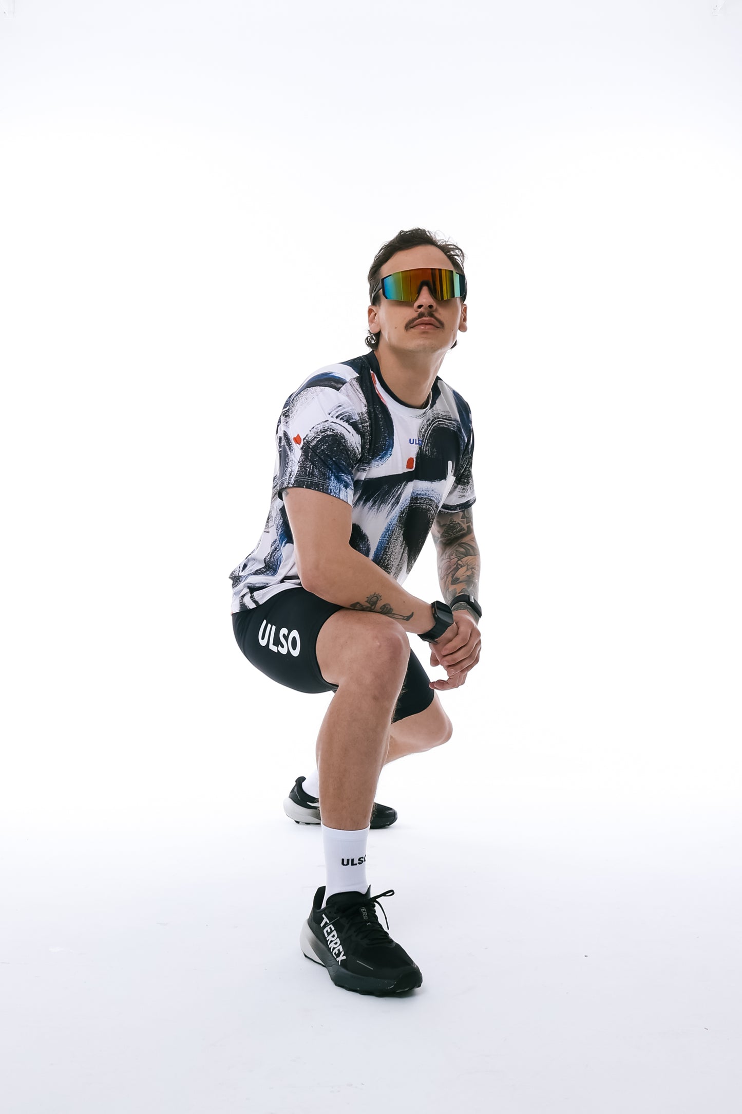 Men's Black Performance Lycra - 2 pockets