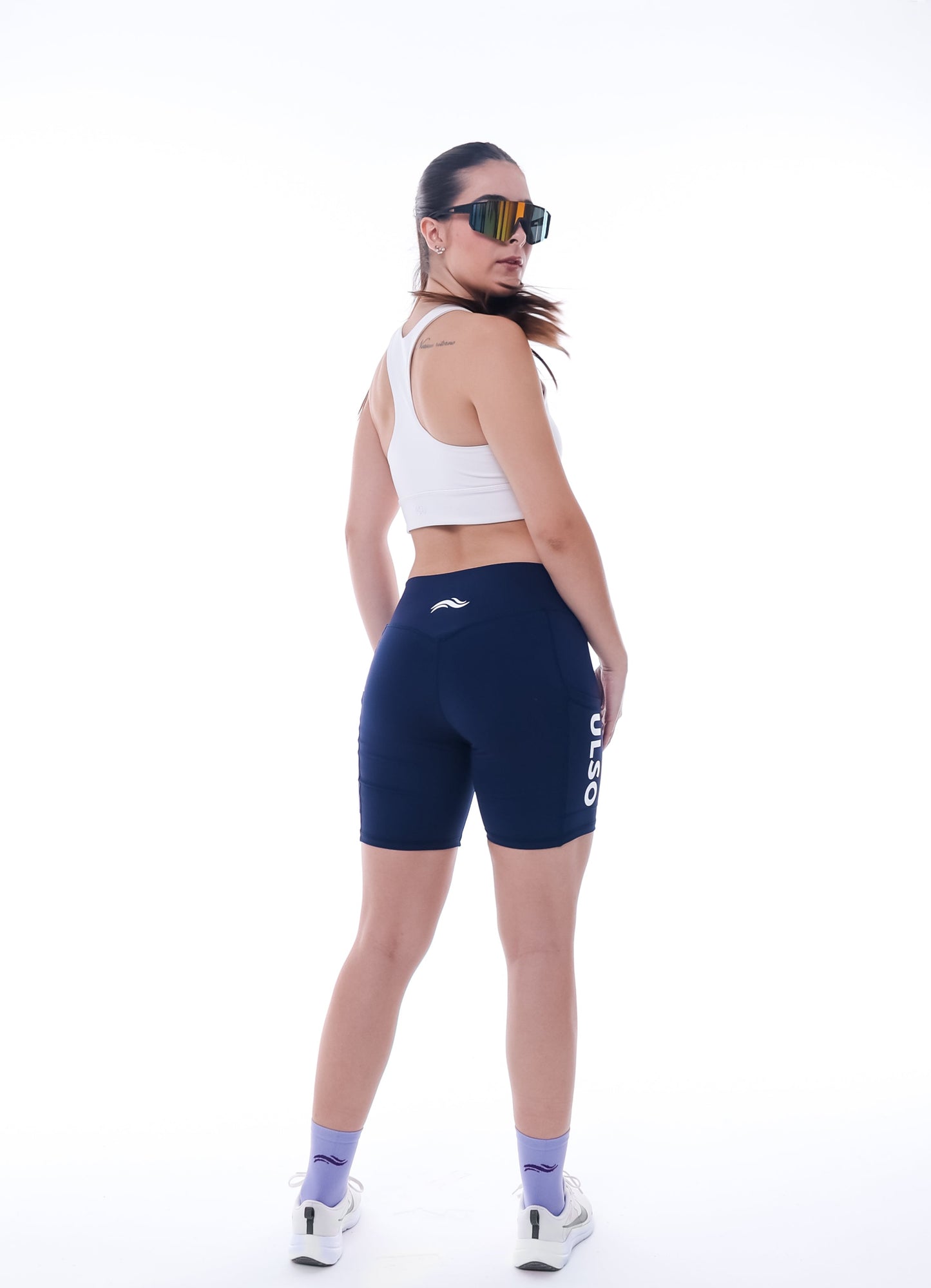 Women's Performance Lycra Blue - 2 pockets