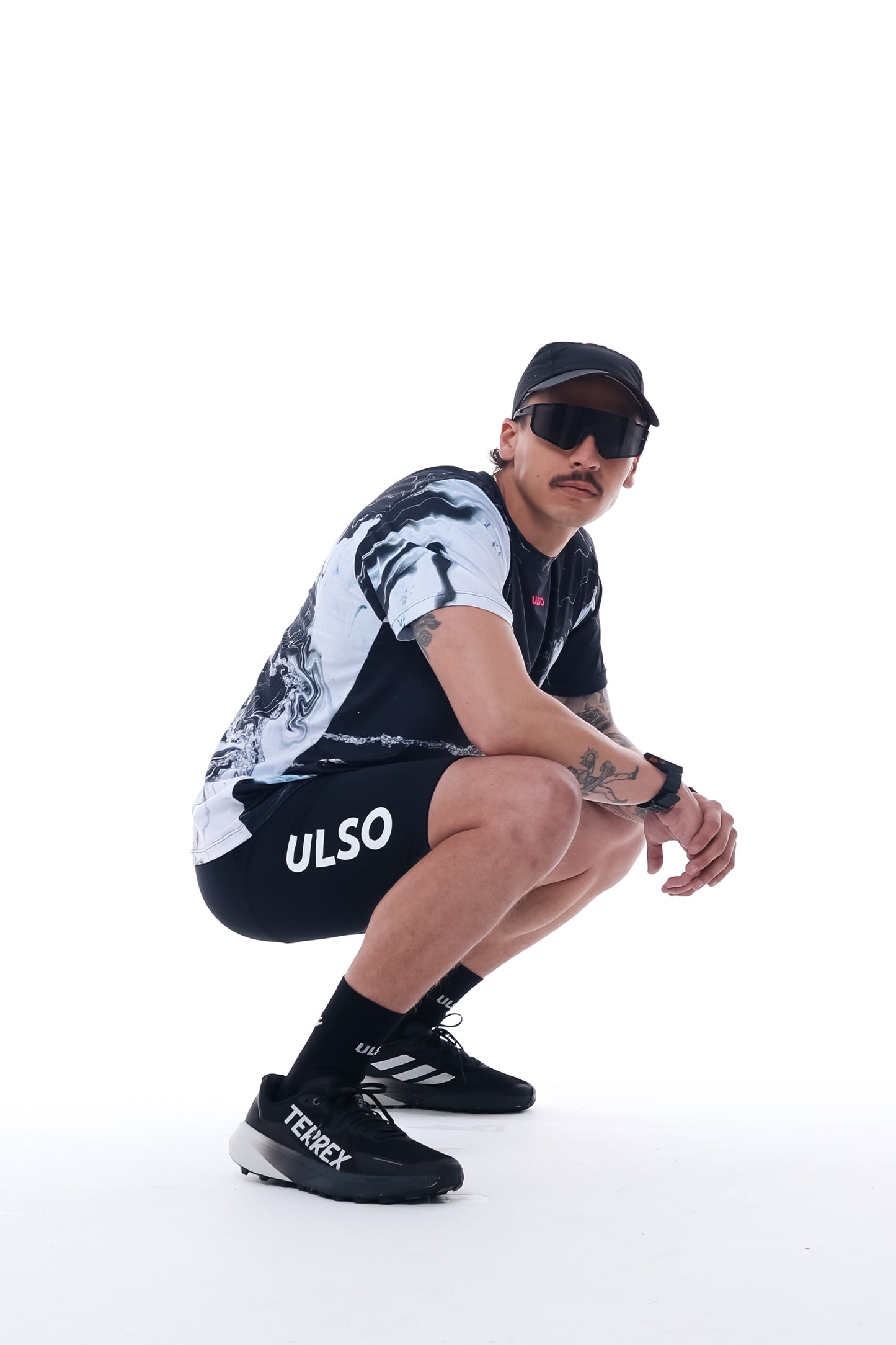 Men's Black Performance Lycra - 2 pockets