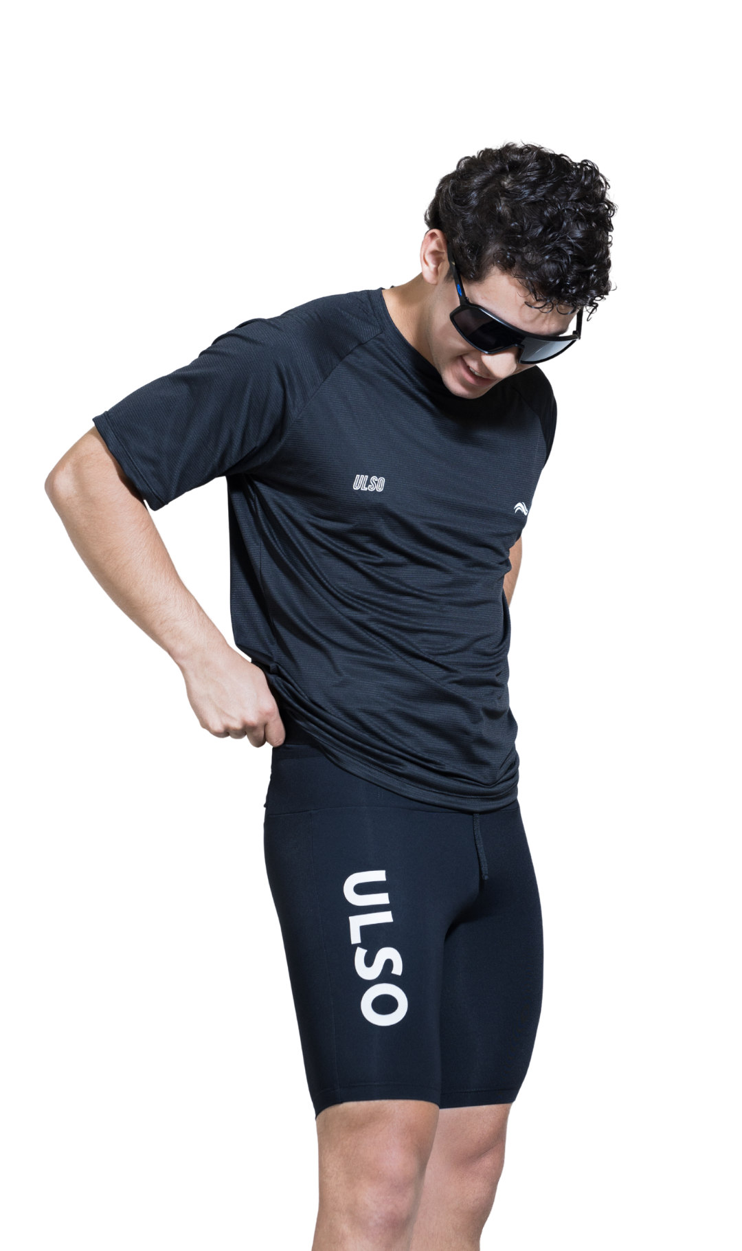 SHORT HOMBRE PERFORMANCE NEGRO - 6 BOLSILLOS