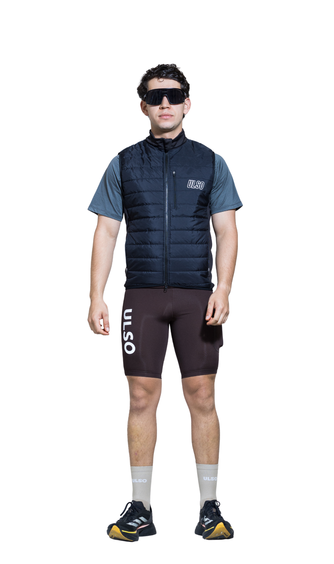 CHALECO NEGRO HOMBRE - 3 BOLSILLOS