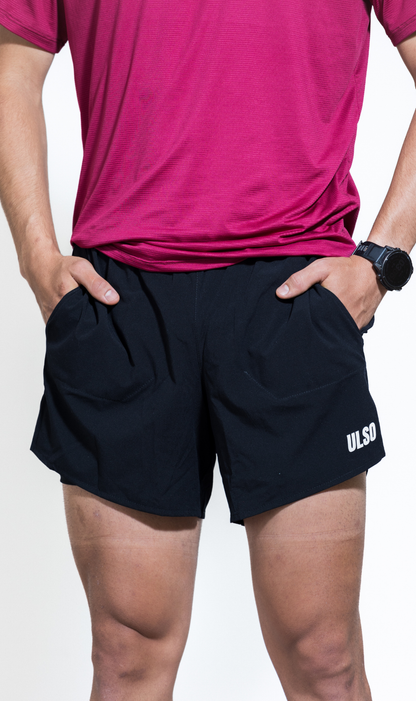 PANTALONETA CON SHORT HOMBRE NEGRA - 5 BOLSILLOS