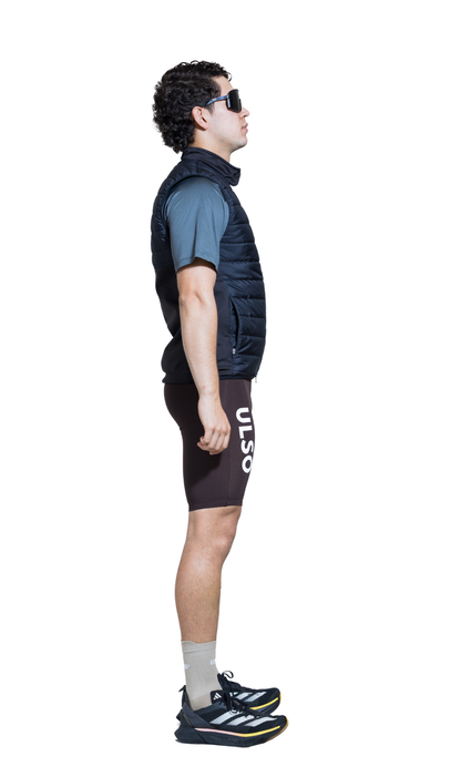 CHALECO NEGRO HOMBRE - 3 BOLSILLOS