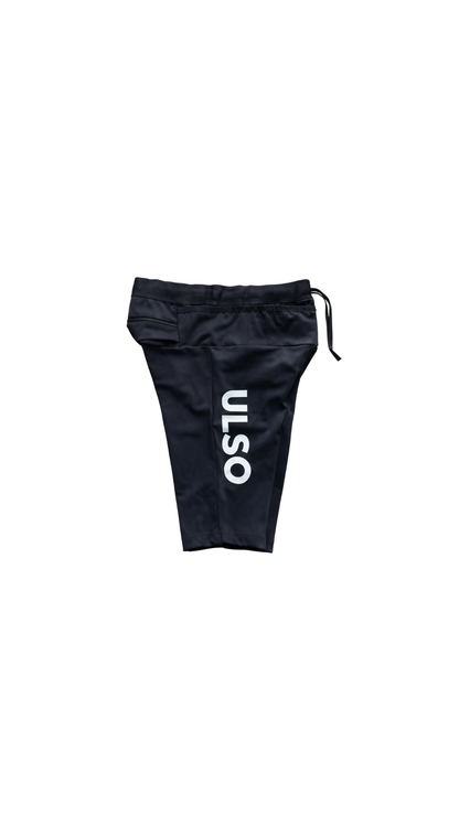 SHORT HOMBRE PERFORMANCE NEGRO - 6 BOLSILLOS