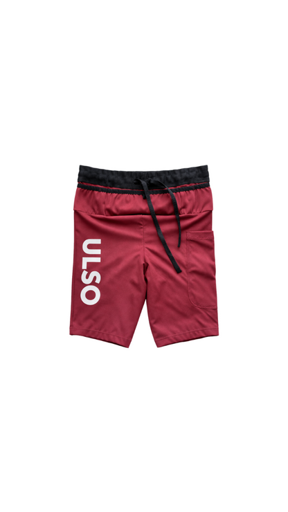 SHORT HOMBRE PERFORMANCE VINO TINTO - 6 BOLSILLOS