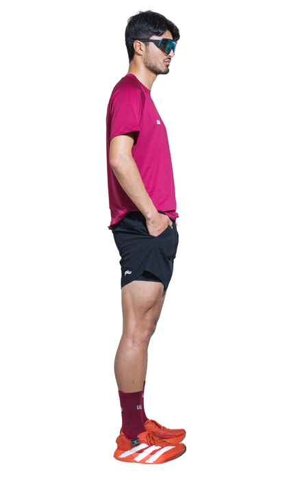 CAMISA ULSO VINO TINTO HOMBRE