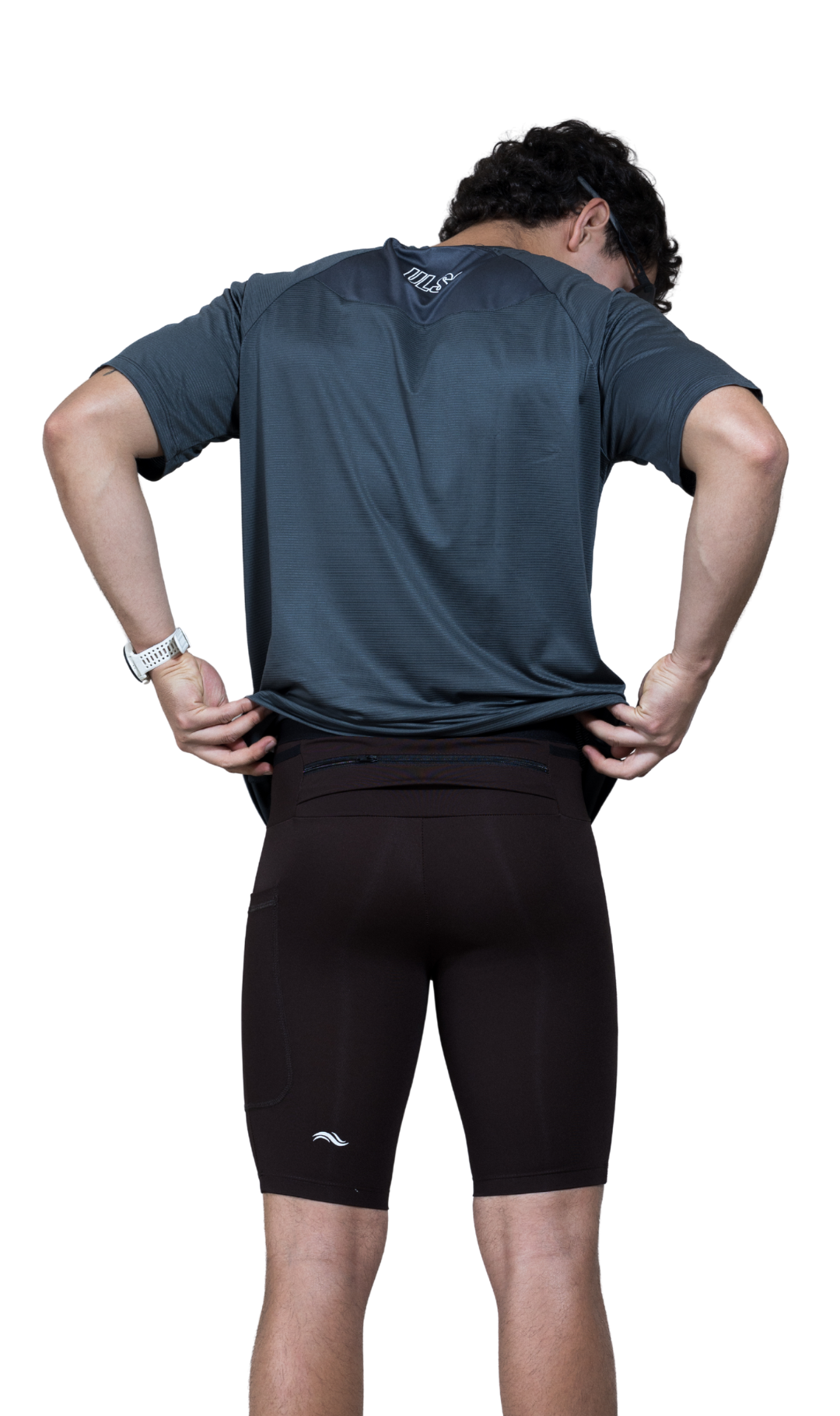 SHORT HOMBRE PERFORMANCE CAFE - 6 BOLSILLOS