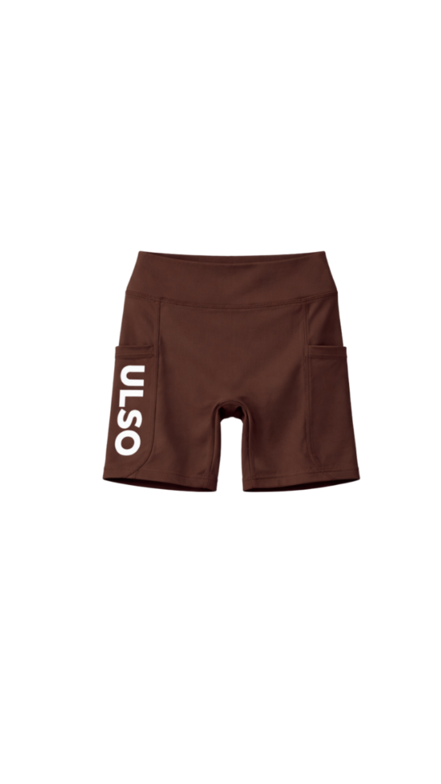 SHORT MUJER PERFORMANCE CAFE - 2 BOLSILLOS