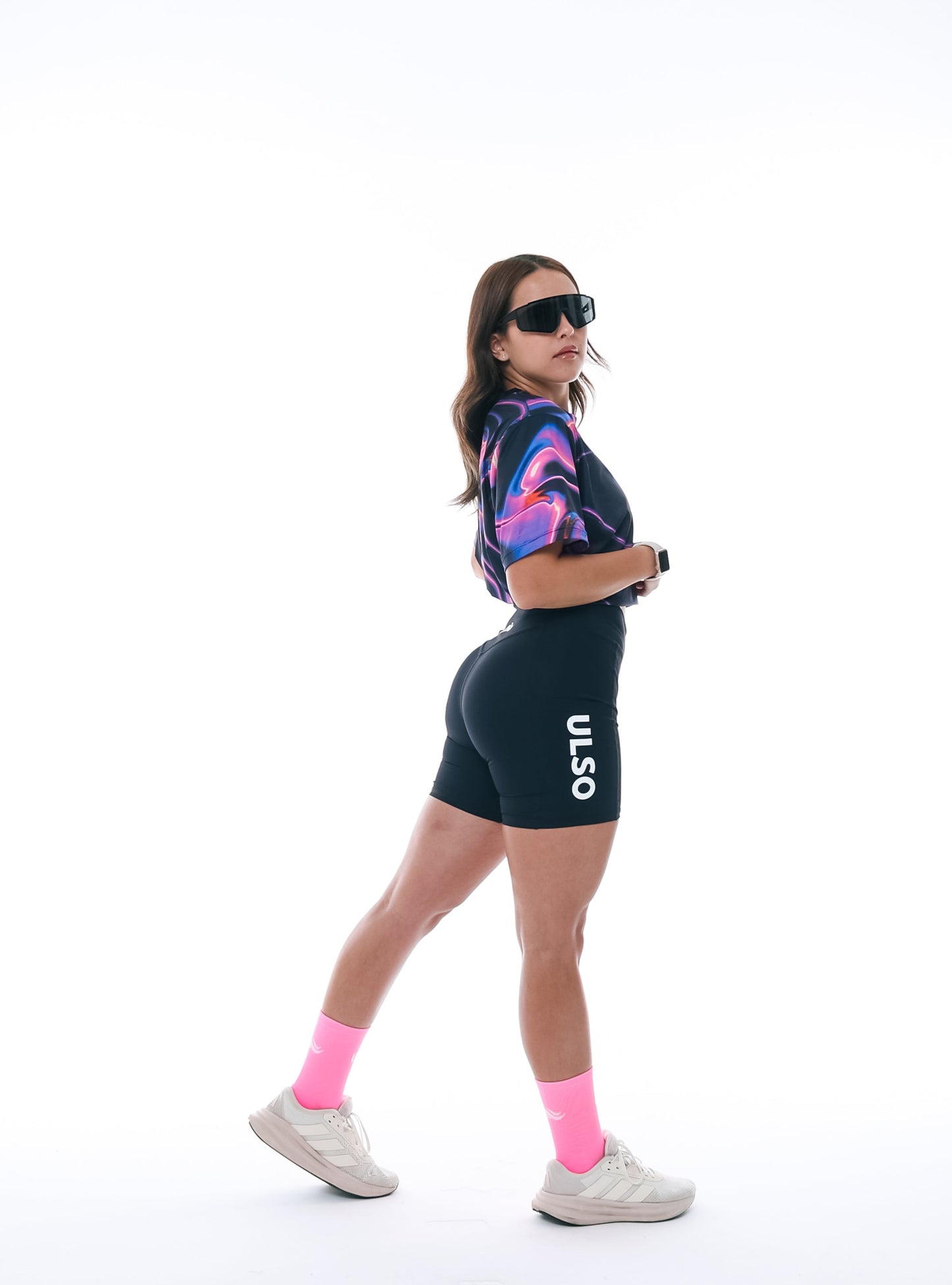 BLACK PERFORMANCE WOMEN'S LYCRA - 2 pockets